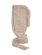 Bonnet cagoule rebekka grege torsades tricot laine rws polyester recycle pieces