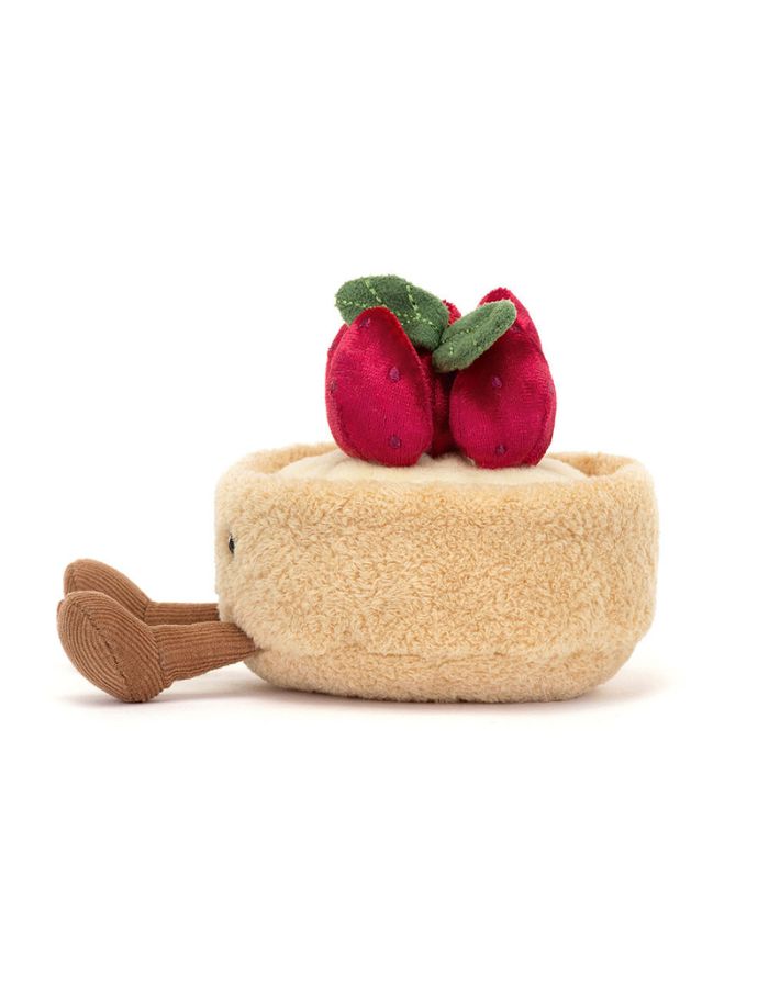 Profil de la Peluche amuseables fleurette tarte aux fraises gateau peluche douce 11 cm jellycat.