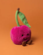 Matière de la Peluche amuseables cherry duo de cerises rouges ultra douces 12 cm jellycat