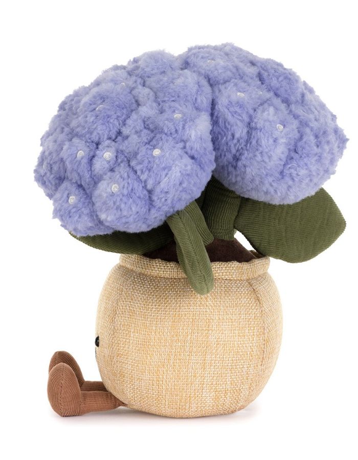 Profil de la Peluche amuseables hydrangea pot d hortensia fleuri ultra doux 24 cm jellycat.