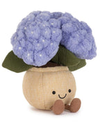 Peluche amuseables hydrangea pot d hortensia fleuri ultra doux 24 cm jellycat.