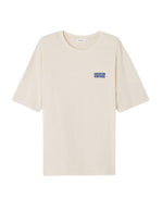 Tshirt homme ykobow ecru oversize american vintage coton peau de peche epaules tombantes
