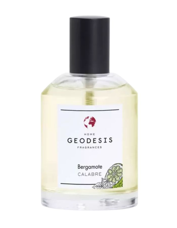 Vaporisateur spray ambiance geodesis bergamote 100ml flacon spray agrume calabre fabrique en bretagne