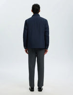 Dos de la Veste courte homme bleu marine sky captain matelassée primaloft déperlante mattis marque Selected