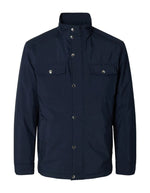 Veste courte homme bleu marine sky captain matelassée primaloft déperlante mattis marque Selected