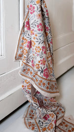 Foulard Dheli Azur 100cm