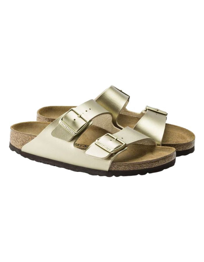 Arizona Birko Flor Gold Birkenstock– trinity mode maison