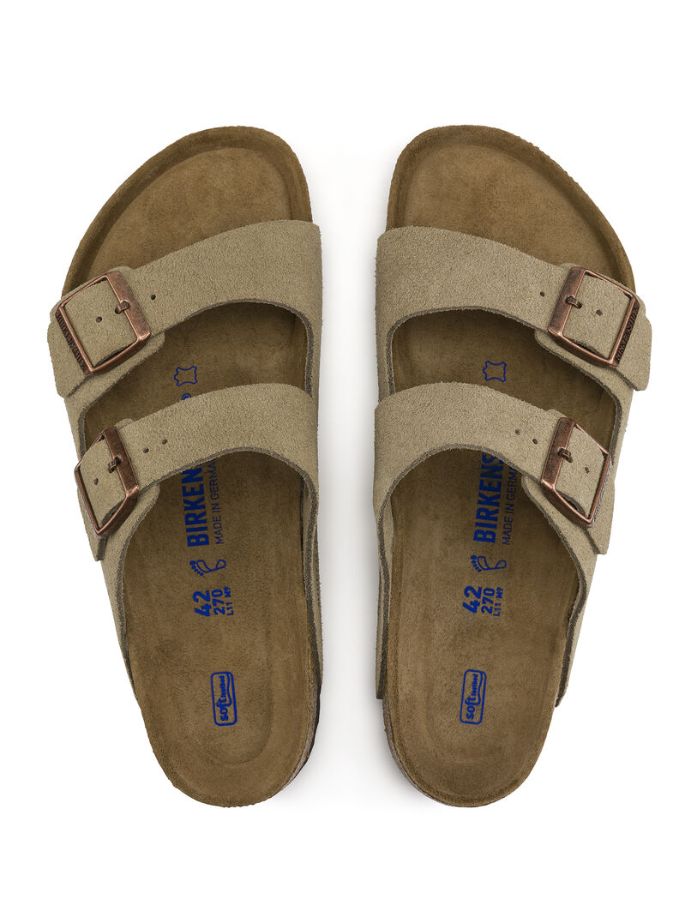 Sandales Arizona Suede Taupe