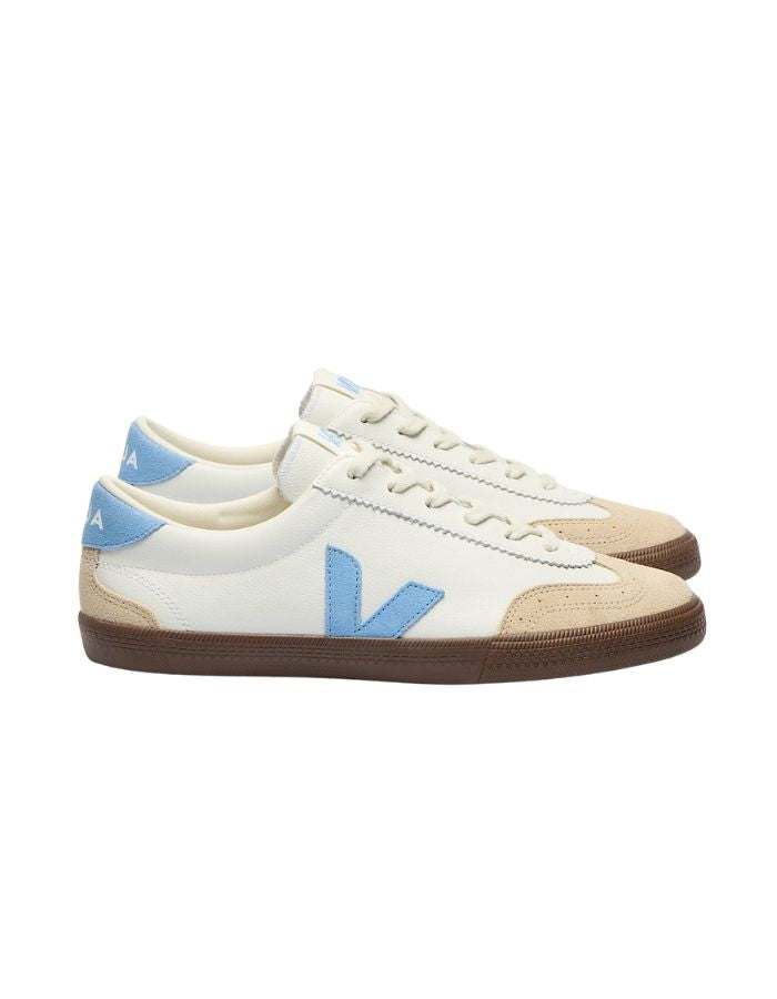 Baskets Volley White Aqua Bark