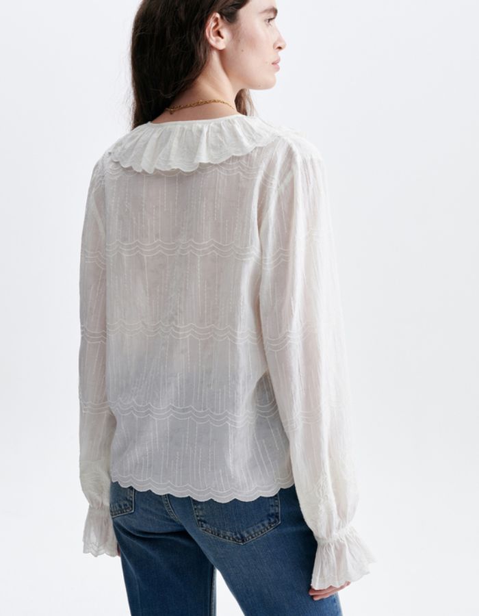 Blouse brodée Helea écrue Vanessa Bruno