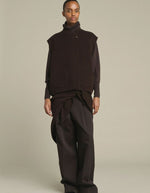 Blouson sans manches Adeline Marron Foncé Soeur