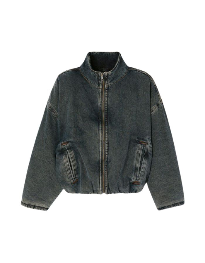Bombers court Lydbay Blue Black American Vintage