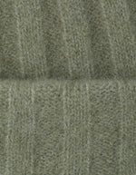 Bonnet Vitow Kaki multichiné en alpaga et laine – American Vintage