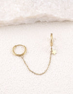 Mono-boucles étoile dorée