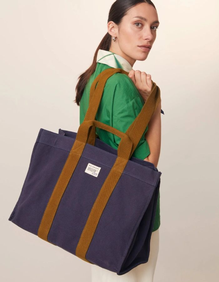 Cabas 46 Pisa Navy Blue