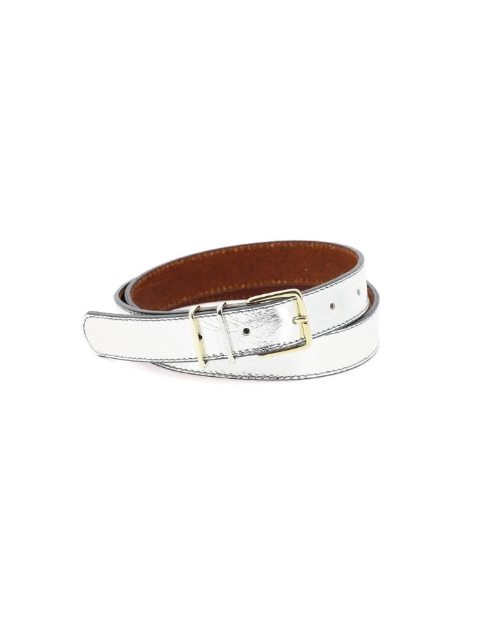 Ceinture La Cordier Laminato Argent