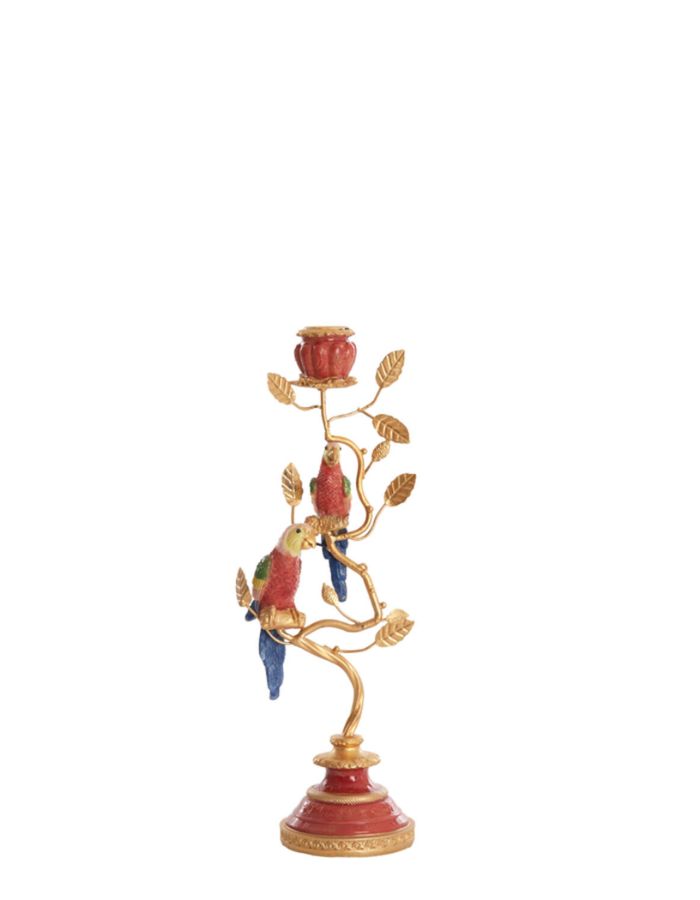 trinity-chandelier-oiseaux-rouge-corail-or-1