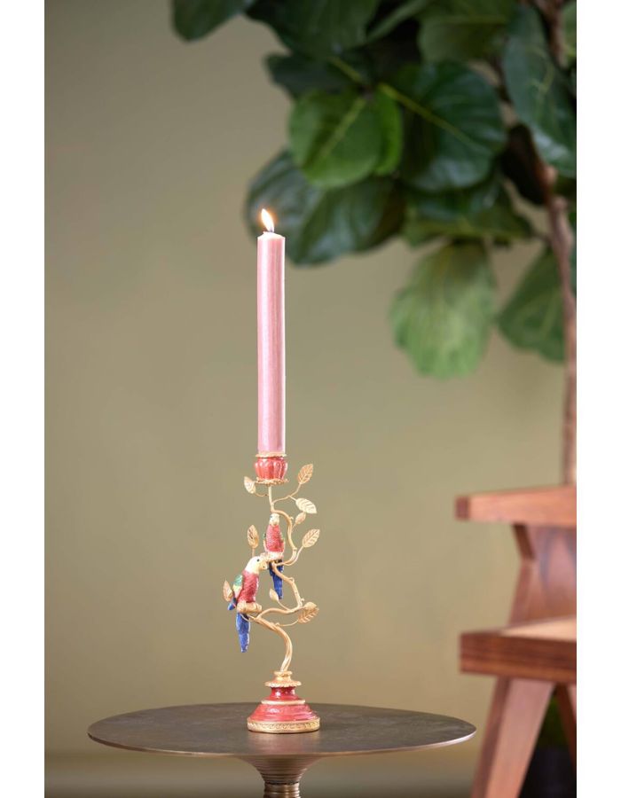 trinity-chandelier-oiseaux-rouge-corail-or-3