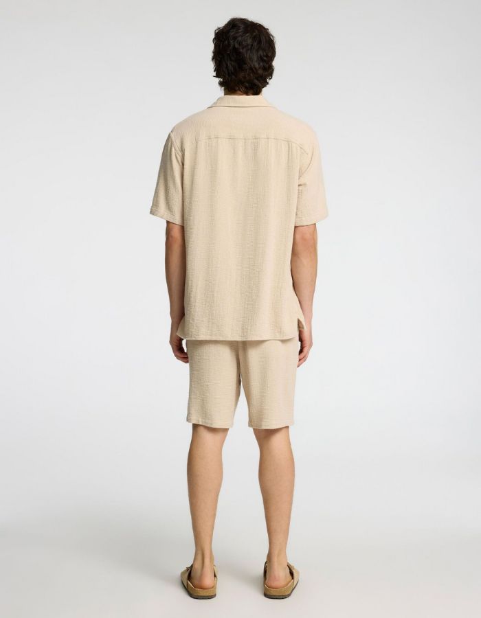 trinity-chemise-beige-manches-courtes-relax-selected-2