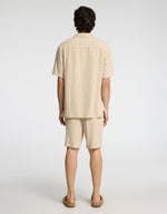 trinity-chemise-beige-manches-courtes-relax-selected-2