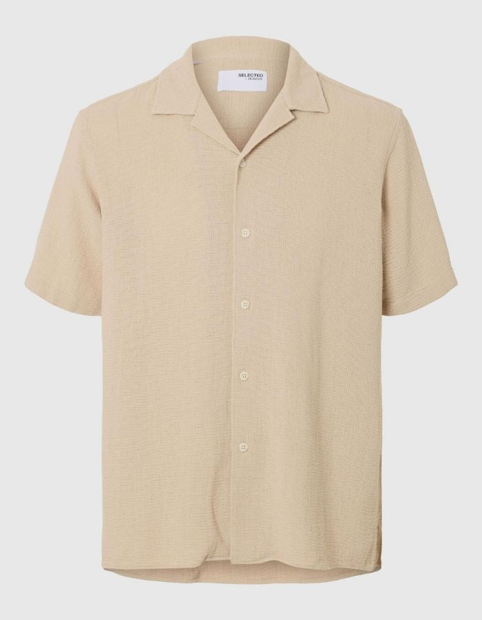 trinity-chemise-beige-manches-courtes-relax-selected-4