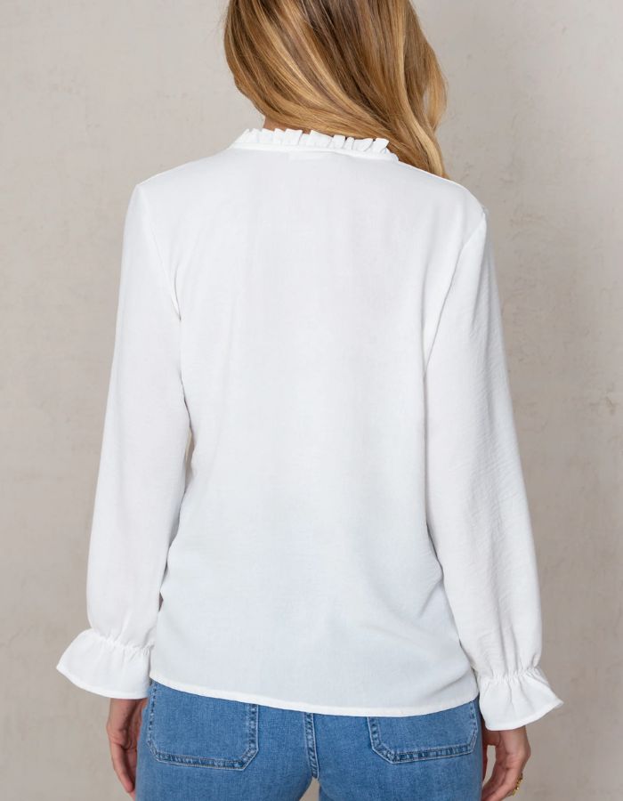 Chemise Carmen blanche La Comet