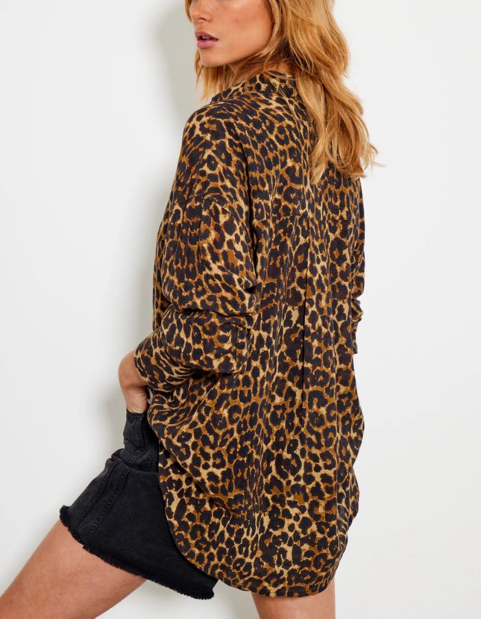 Chemise Channel Leopard