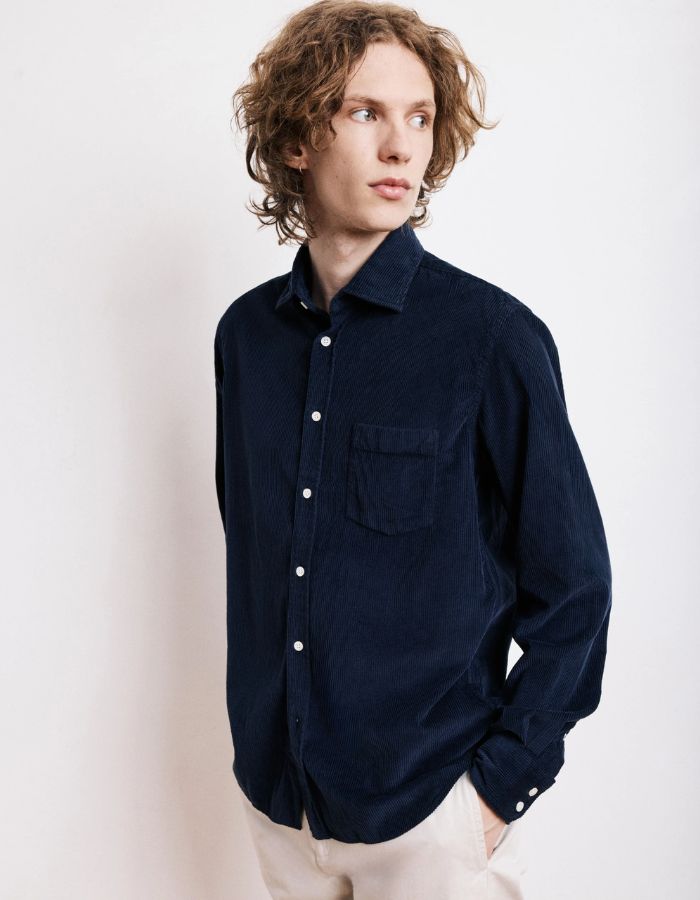 trinity-chemise-velours-bleu-marine-paul-hartford-1