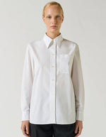 Chemise Saphir Blanche en coton biologique Soeur
