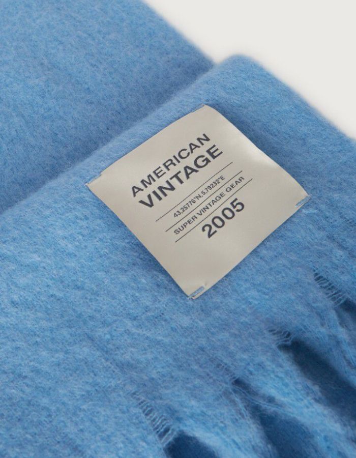 Echarpe Zinaco Sibérie bleue American Vintage