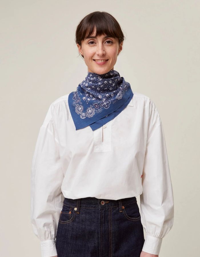 Foulard n°675 Navy Blue