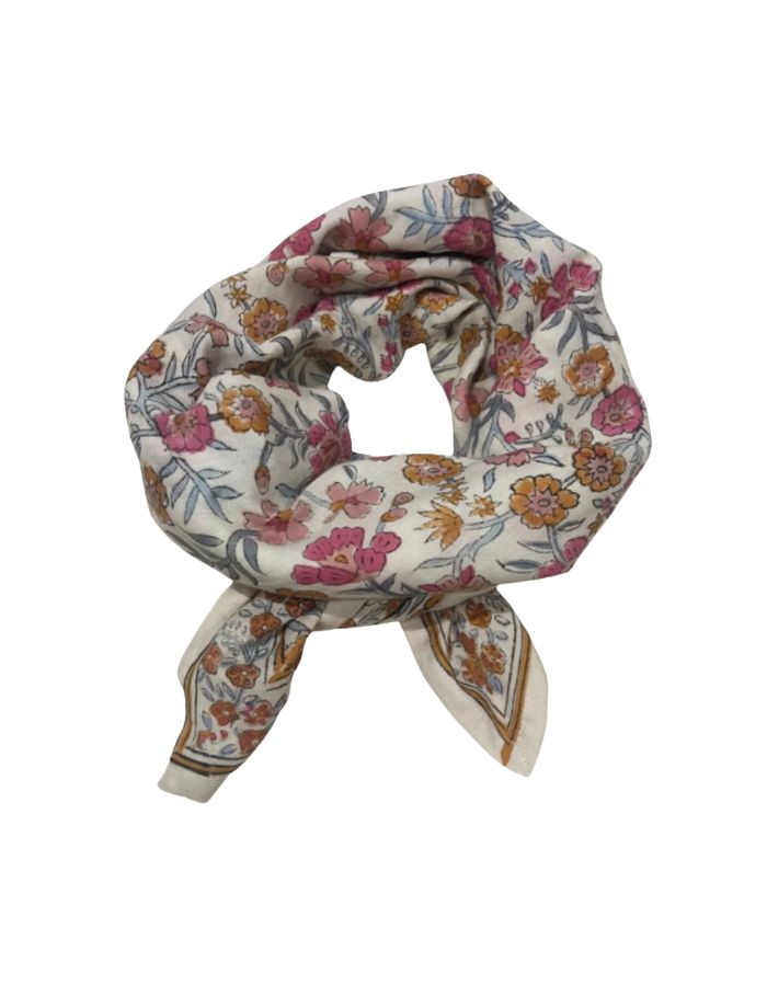 Foulard Dheli Azur 100cm