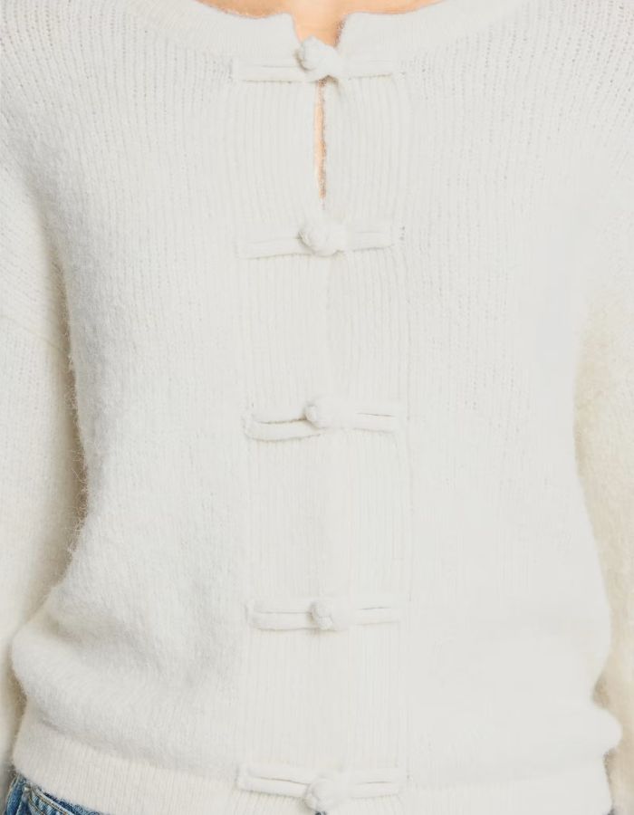 Cardigan Ihandora Birch à nouettes ICHI