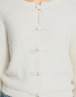 Cardigan Ihandora Birch à nouettes ICHI