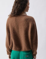 Gilet Vitow Chocolat Chiné American Vintage