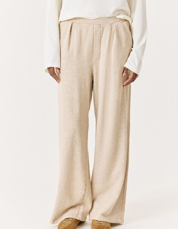 Jogging ample Dantown Liegeois Chiné beige American Vintage