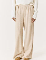 Jogging ample Dantown Liegeois Chiné beige American Vintage
