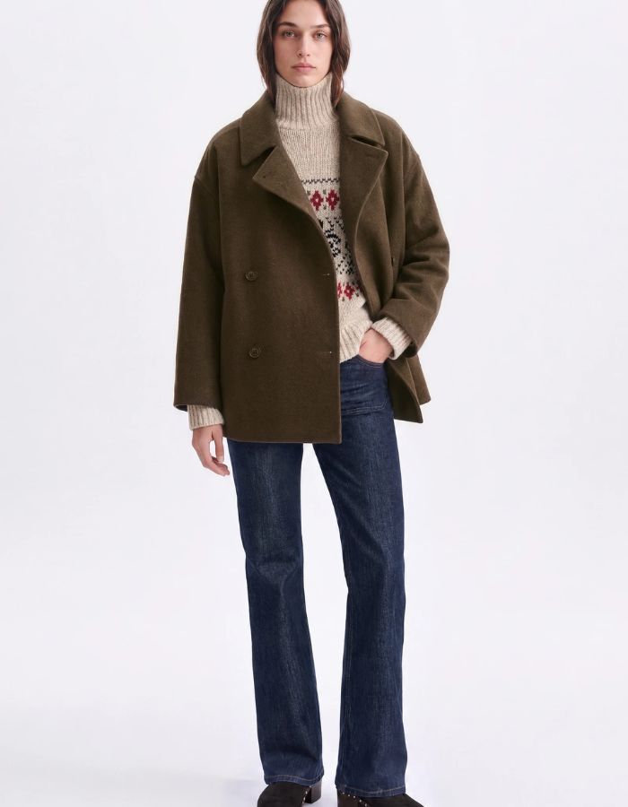 Manteau Ferman Kaki Vanessa Bruno