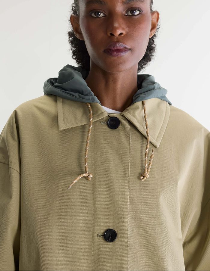 Manteau-trench réversible Hearty Earth Bellerose