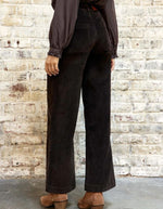 Pantalon Atlanty en velours côtelé Marron La Petite Étoile