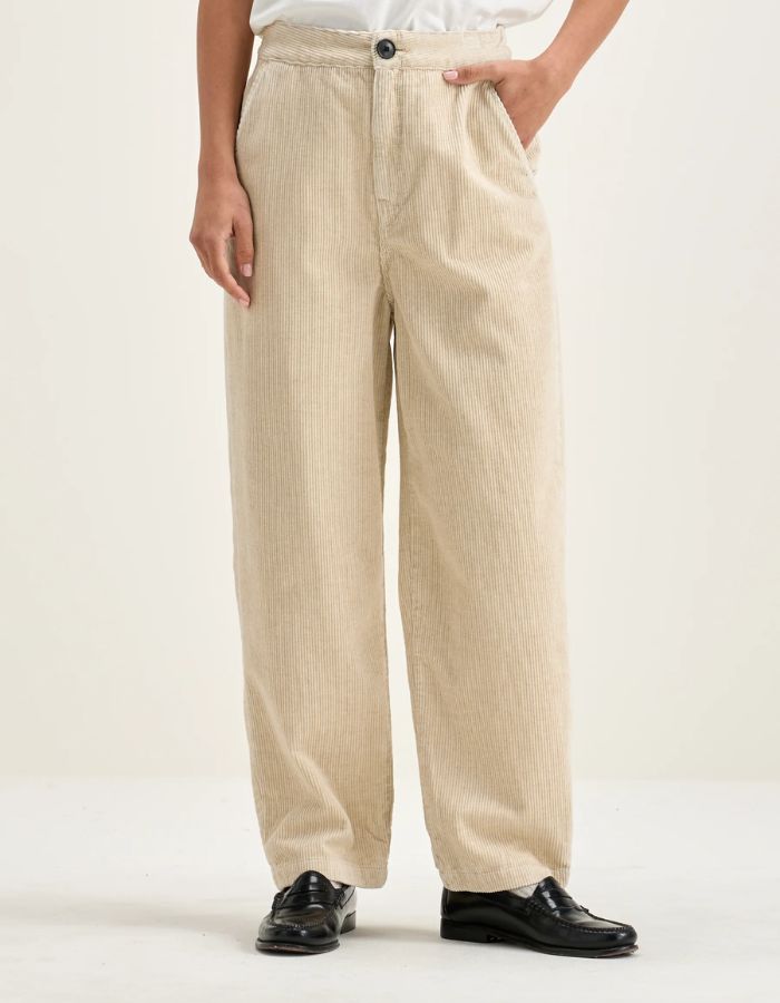Pantalon Pasop Velours Beige