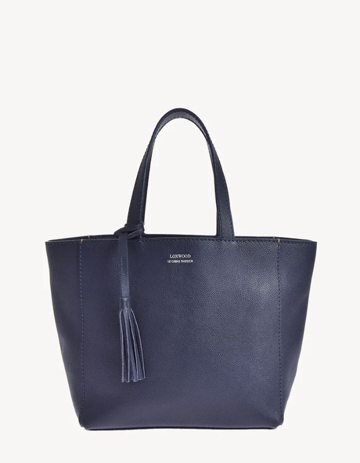 Petit Cabas Parisien Bleu Nuit