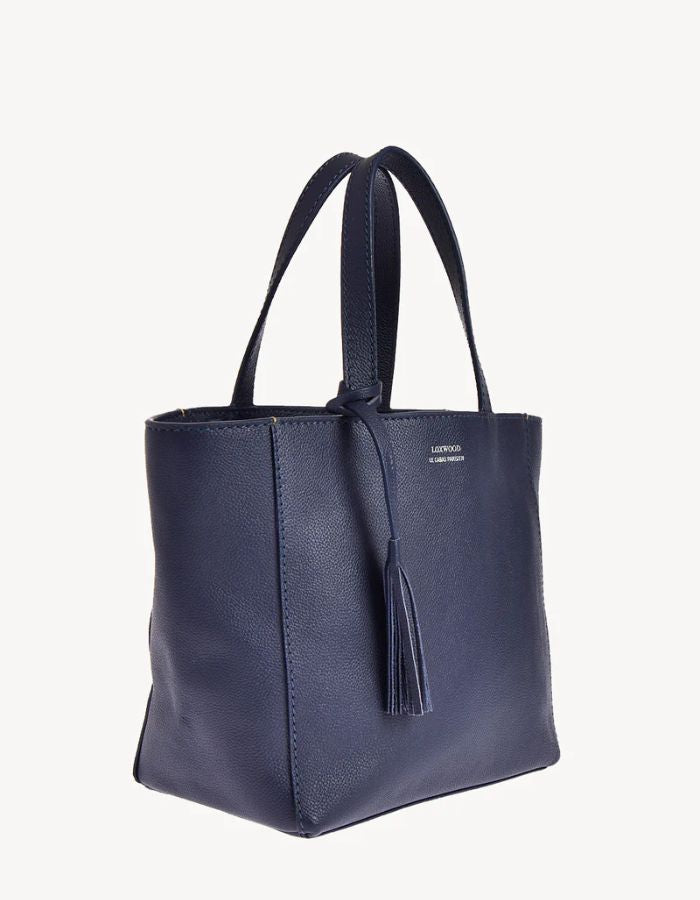 Petit Cabas Parisien Bleu Nuit