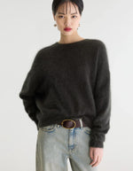 Pull Datus Pirate oversized en angora pour femme Bellerose