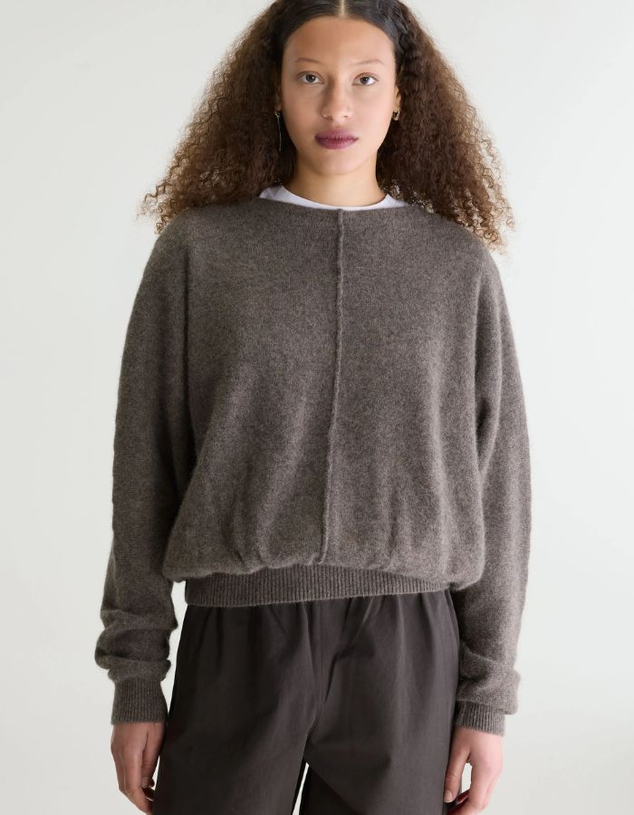 Pull Derny Peel taupe en laine mélangée pour femme Bellerose