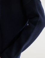 Pull Amedo Navy bleu marine à col cheminée pour femme Bellerose
