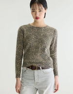 Pull Datti Display A Bellerose en angora à imprimé léopard