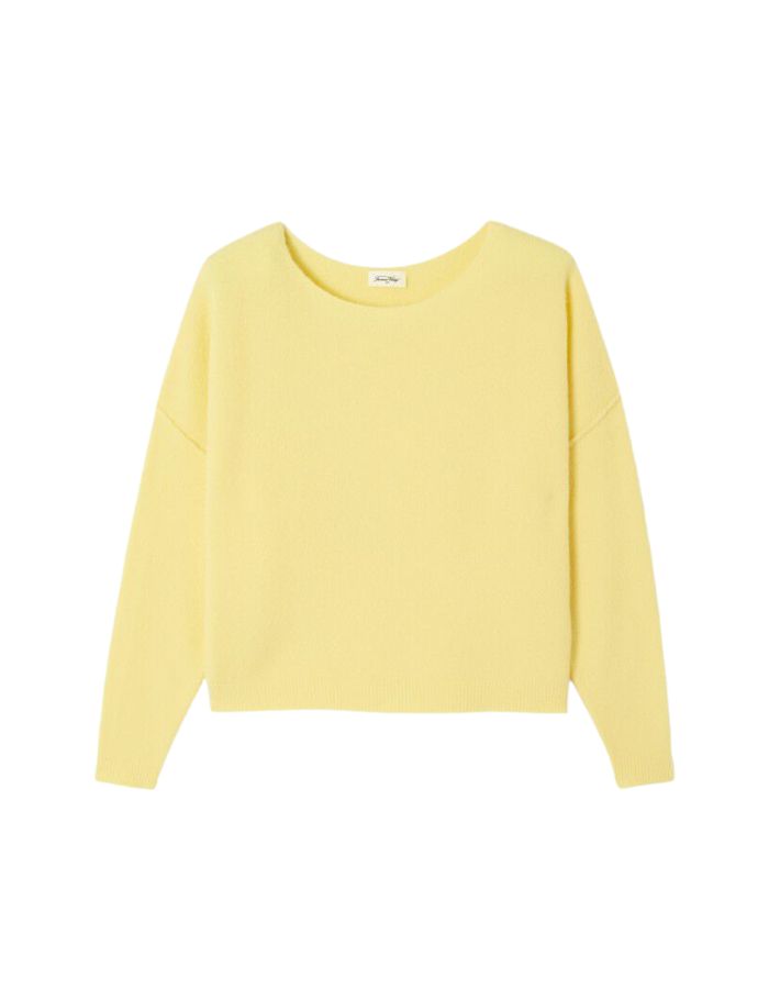 Pull Damsville Beurre Chiné American Vintage