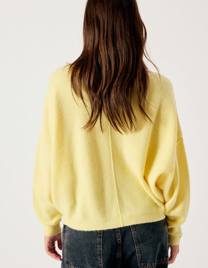 Pull Damsville Beurre Chiné American Vintage
