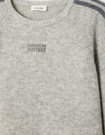 trinity-pull-femme-vitow-manche-3_4-gris-clair-chine-american-vintage-2